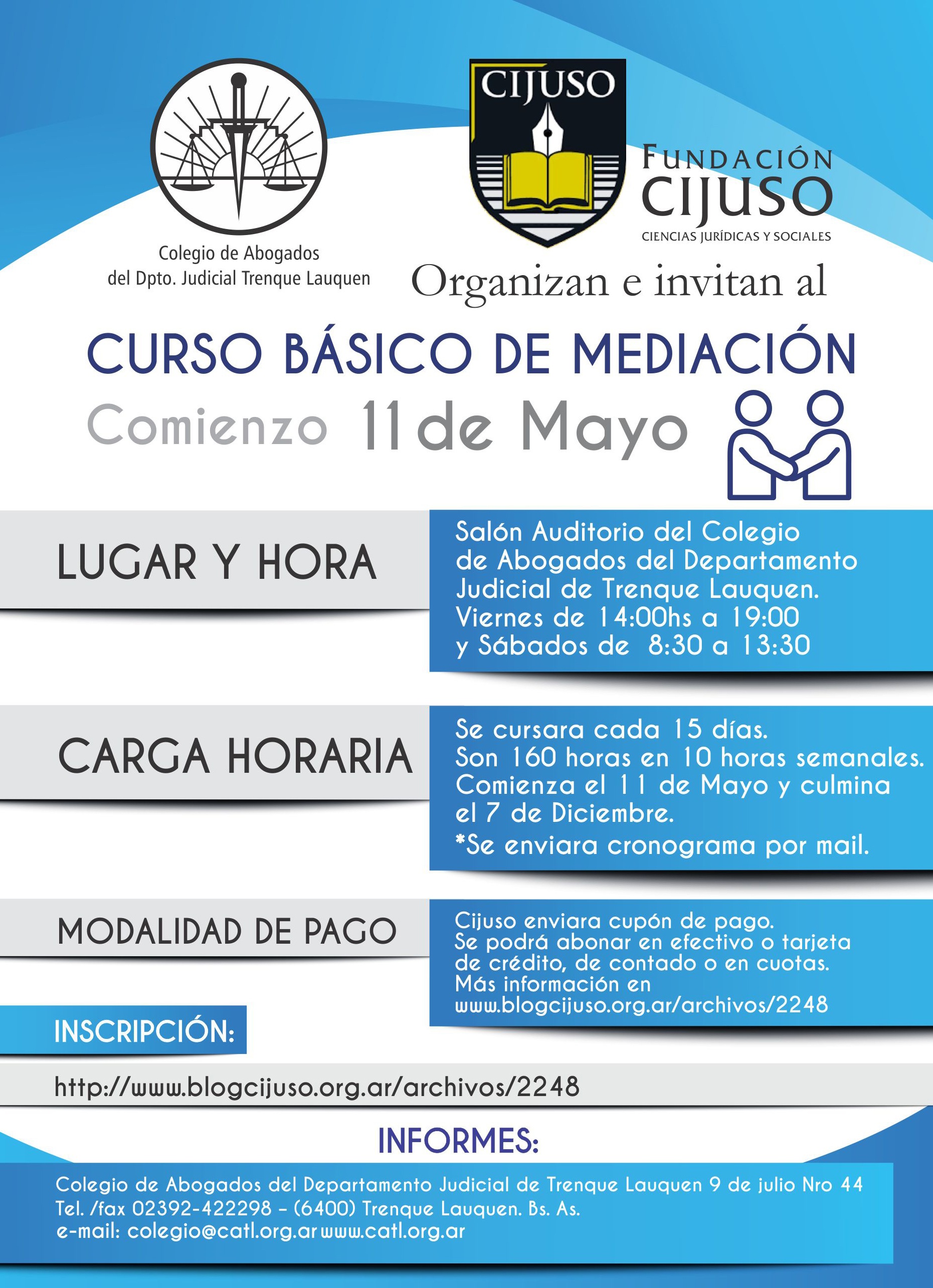 Curso Básico de Mediación: Nueva fecha de comienzo