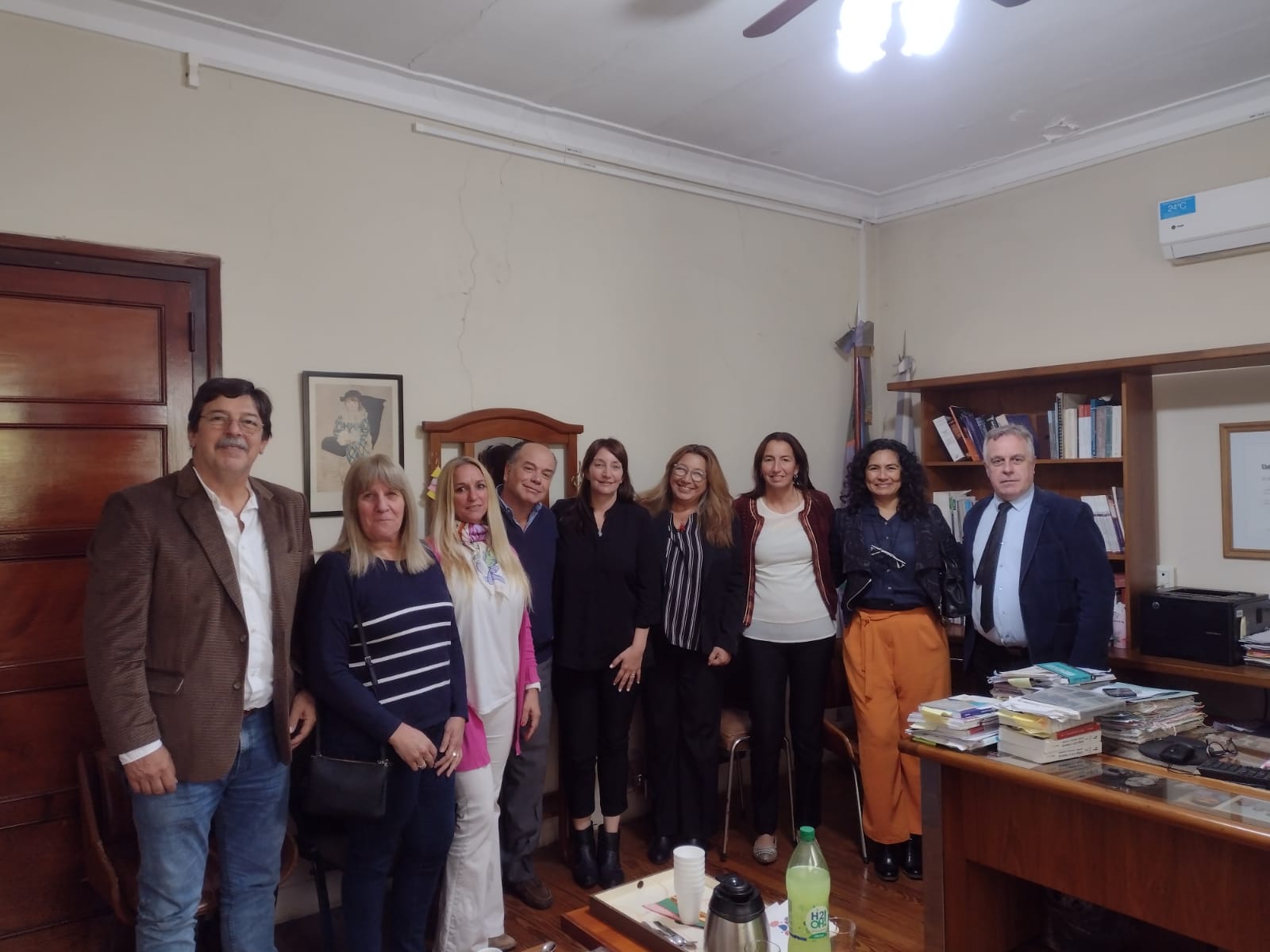 Encabezada por el Dr. Ricardo Paso, una comitiva del Colegio mantuvo una intensa agenda de actividades en Carlos Casares