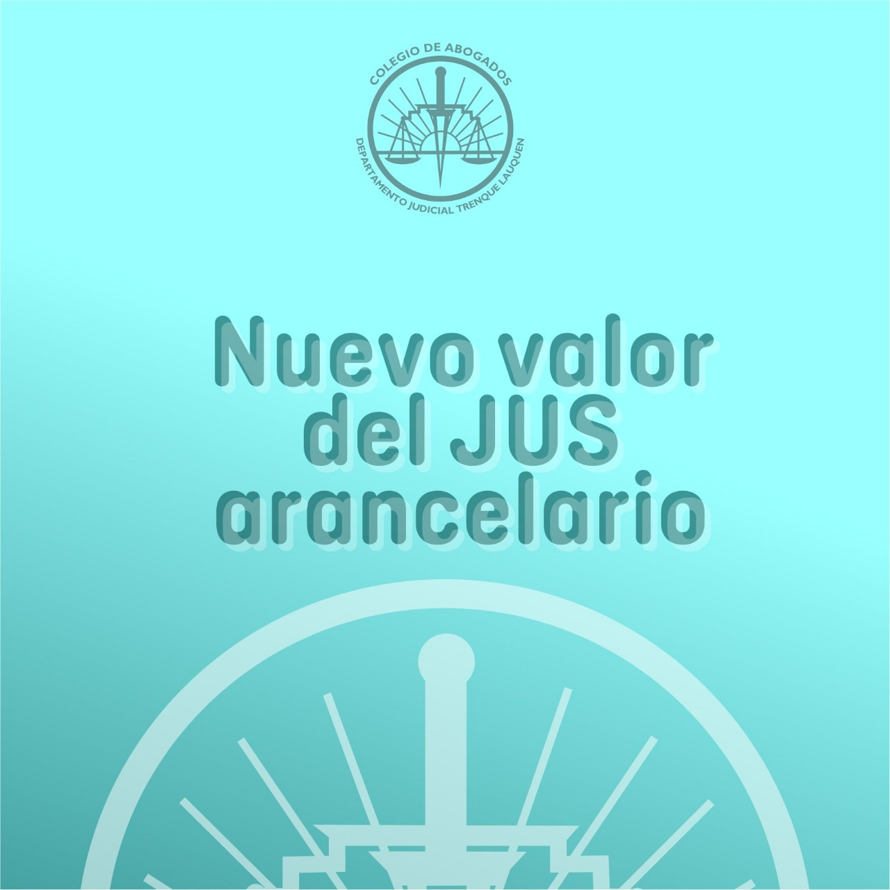 Nuevo valor del JUS arancelario