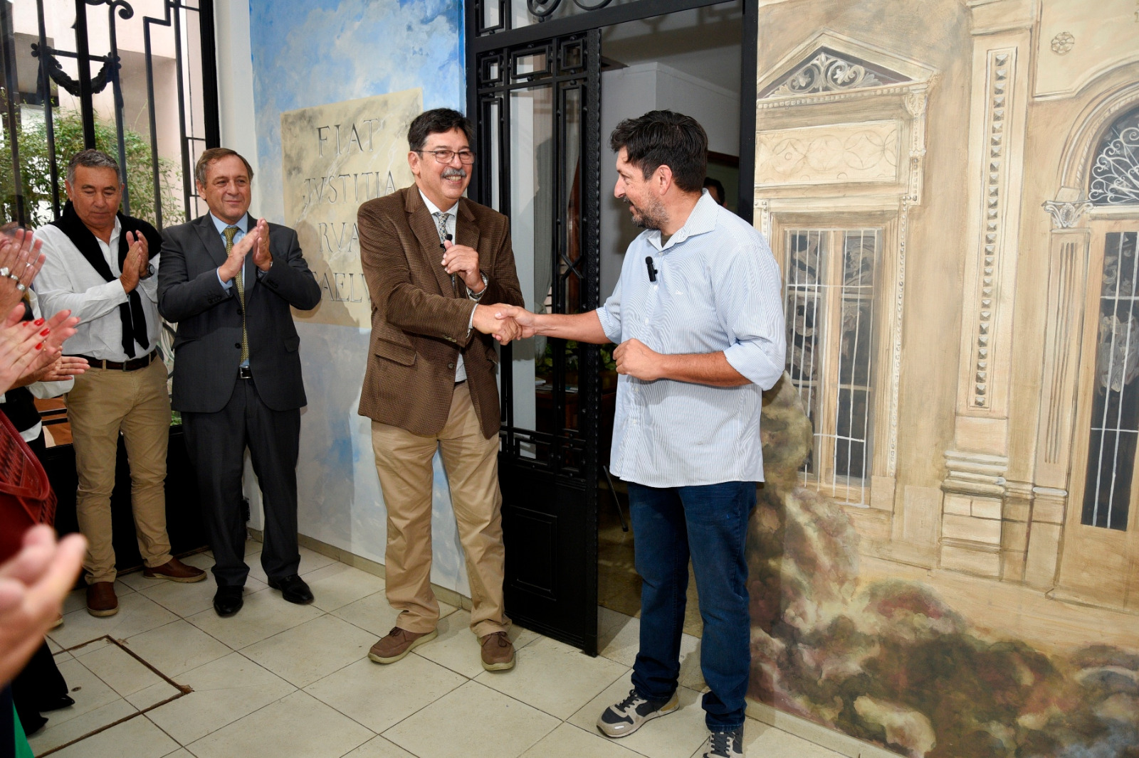 Quedó inaugurado el mural “Alegoría de la Justicia”