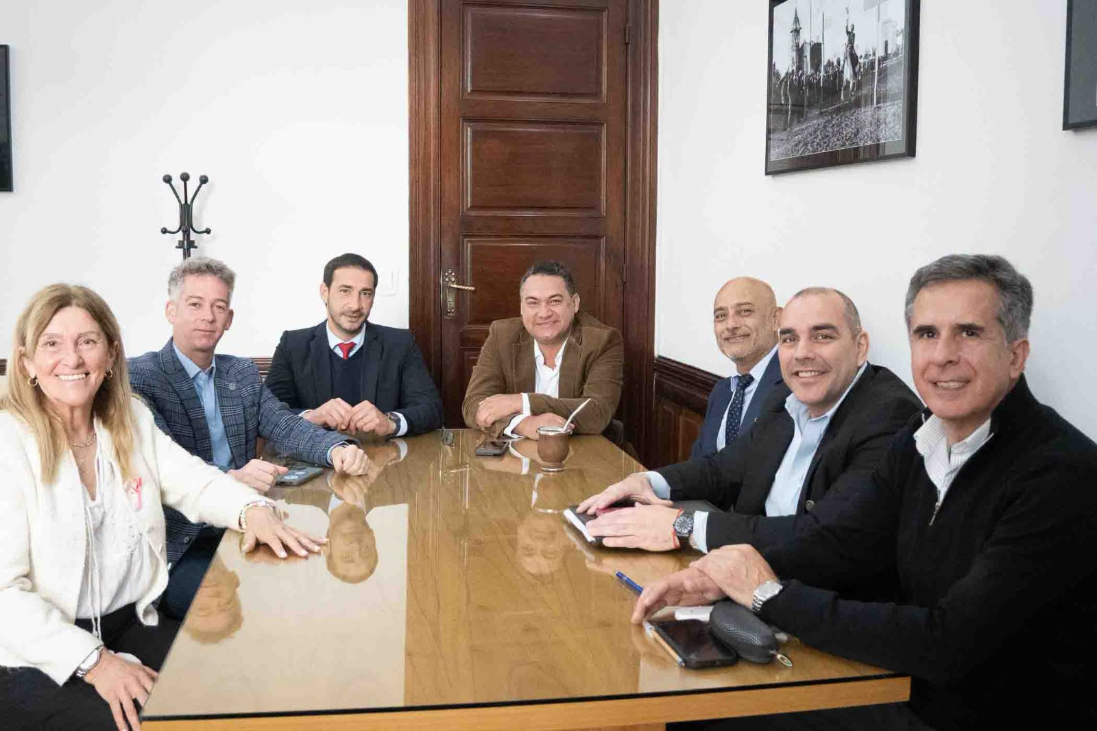 Autoridades del CADJTL, en América: reuniones con el Intendente Municipal, en el Juzgado de Paz y con matriculados
